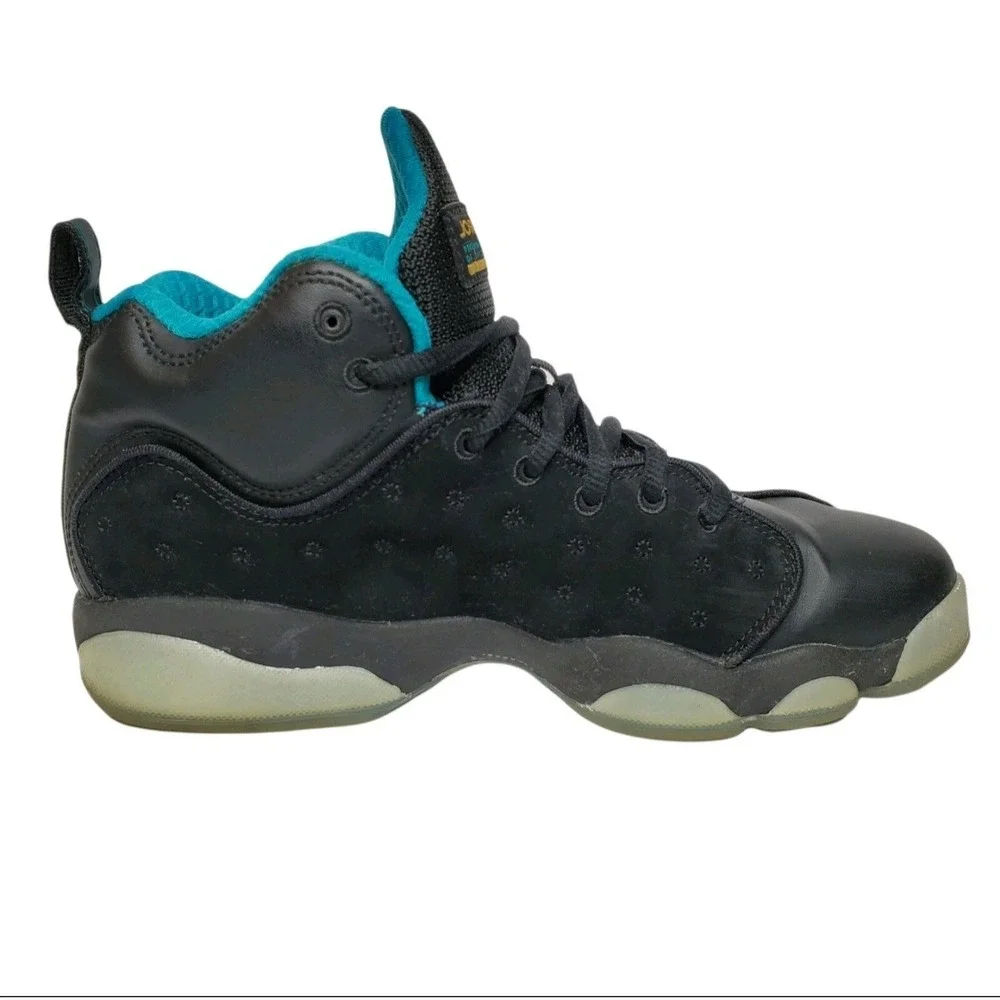 Nike Air Jordan Jumpman Team Pro II Black /Teal, 874749-003, Youth Size 6